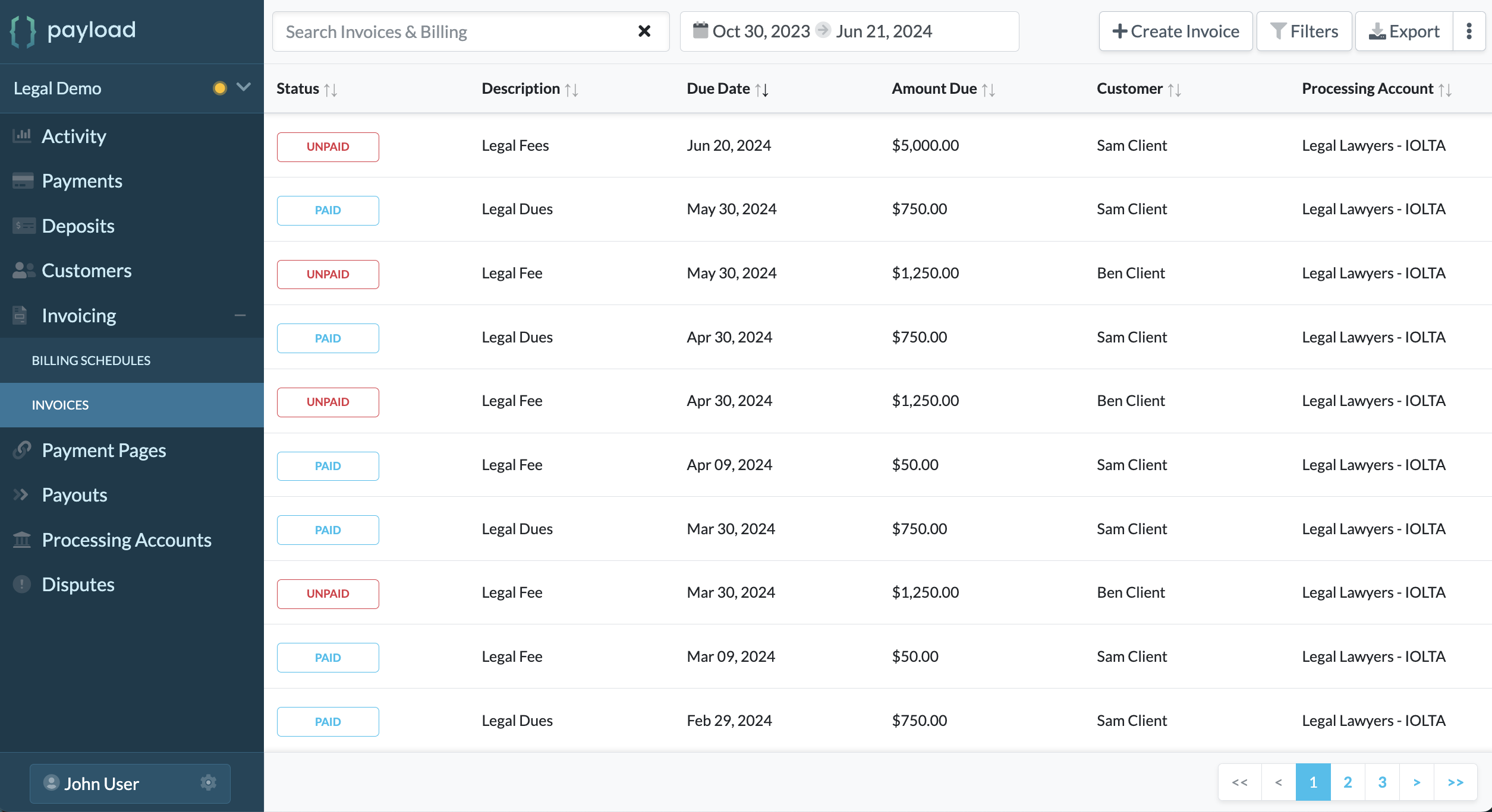 How to create an Invoice – Payload